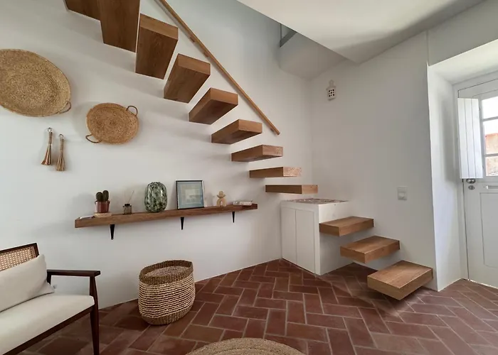 Stylish Townhouse With Gallery In The Heart Of For Two * Tavira